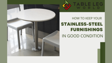 stainless steel furnishings