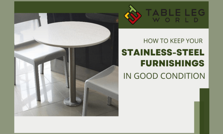 stainless steel furnishings