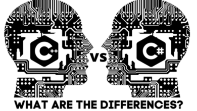 difference between c++ vs c#