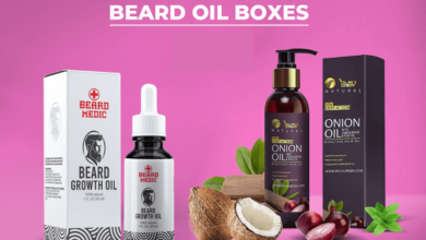 beard oil boxes