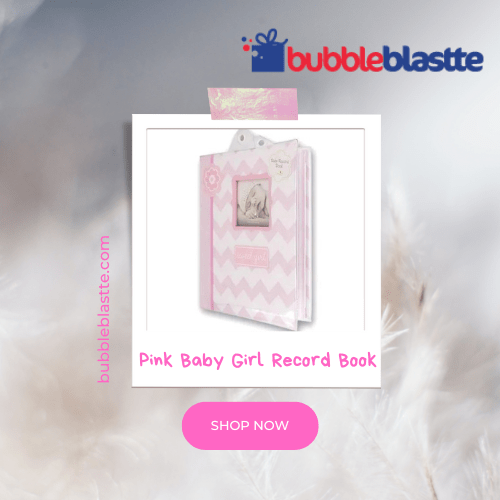 pink baby girl record book