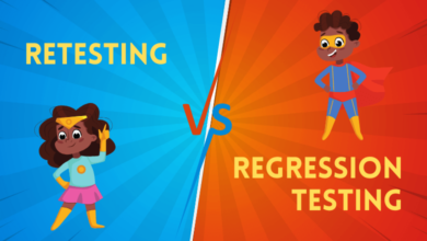 retesting vs regression testing