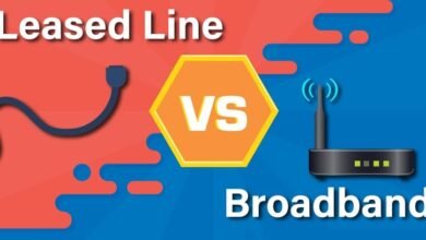 leased lines vs broadband connections