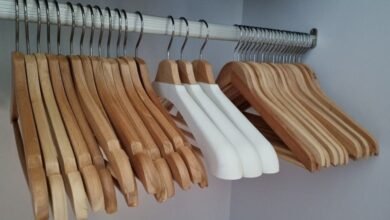 wooden coat hangers