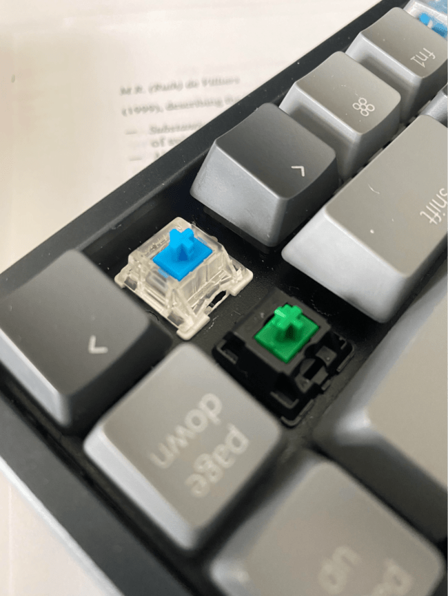broken keyboard key