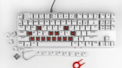 keyboard switch is broken