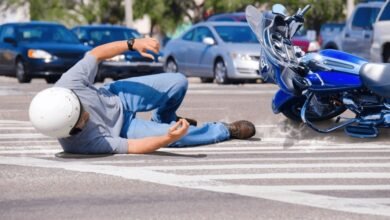 motorcycle wreck