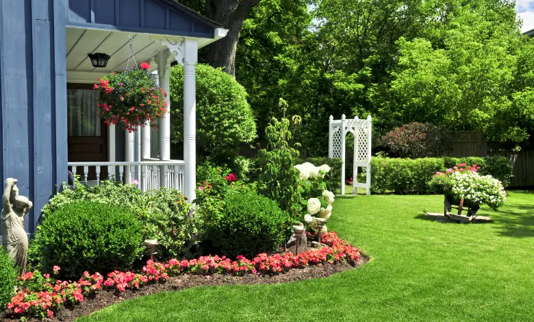 Front Lawn and Landscaping