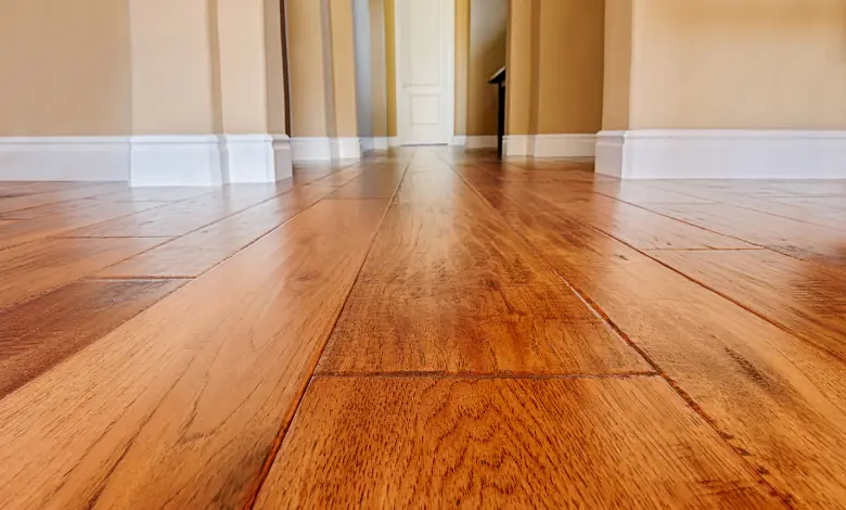 black hardwood flooring