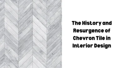 chevron tile in interior design