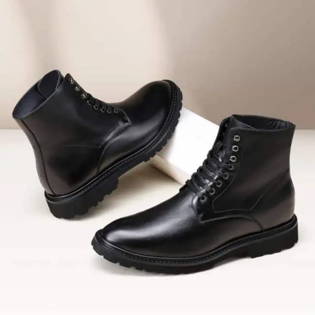 Mens Black Leather Boots