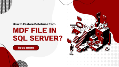 restore database from MDF file