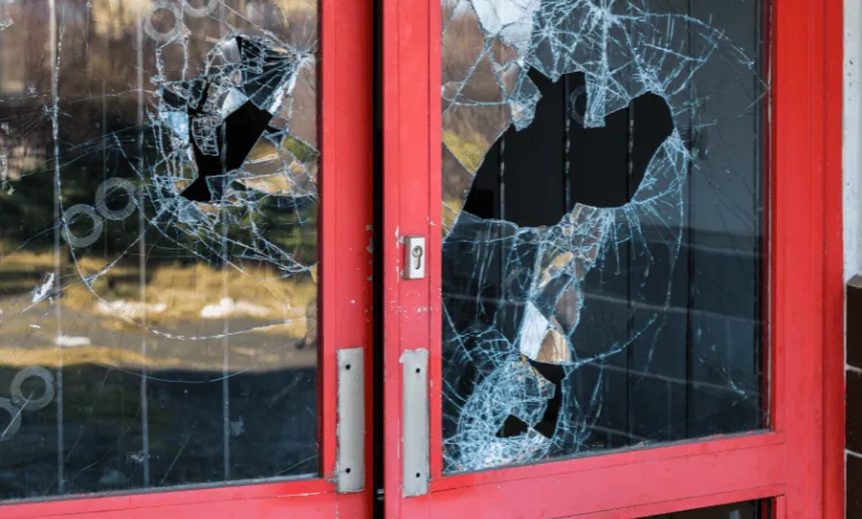 broken window