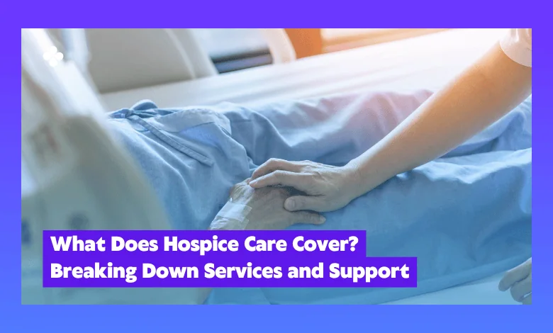 A supportive hand on a patient's arm, emphasizing the compassionate care offered by hospice services.