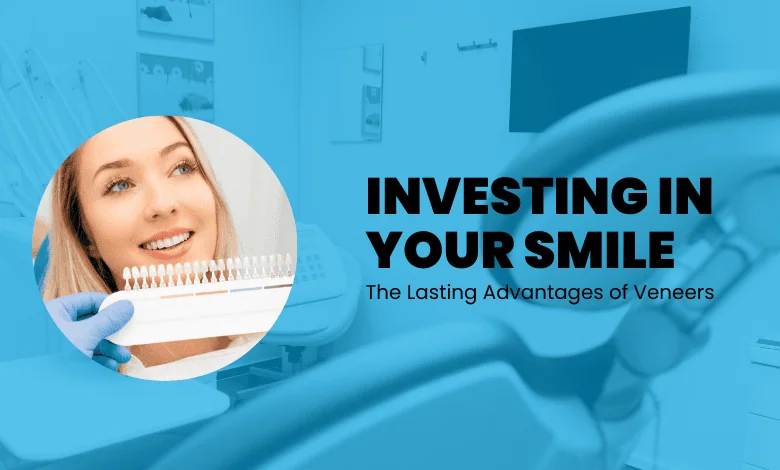 A bright, white smile with straight, even teeth.