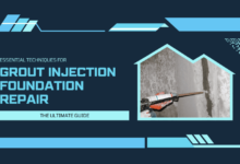 Grout Injection Foundation Repair