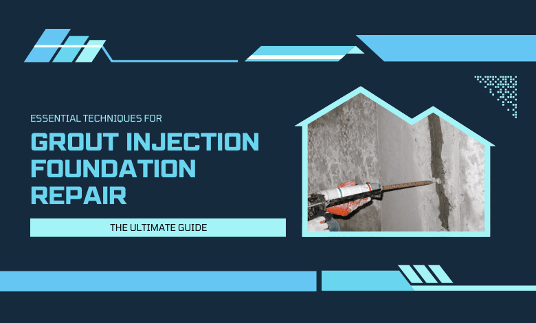 Grout Injection Foundation Repair