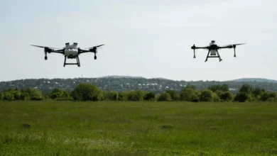 Agro drones in action