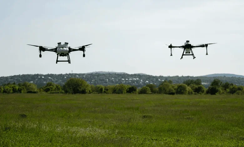 Agro drones in action