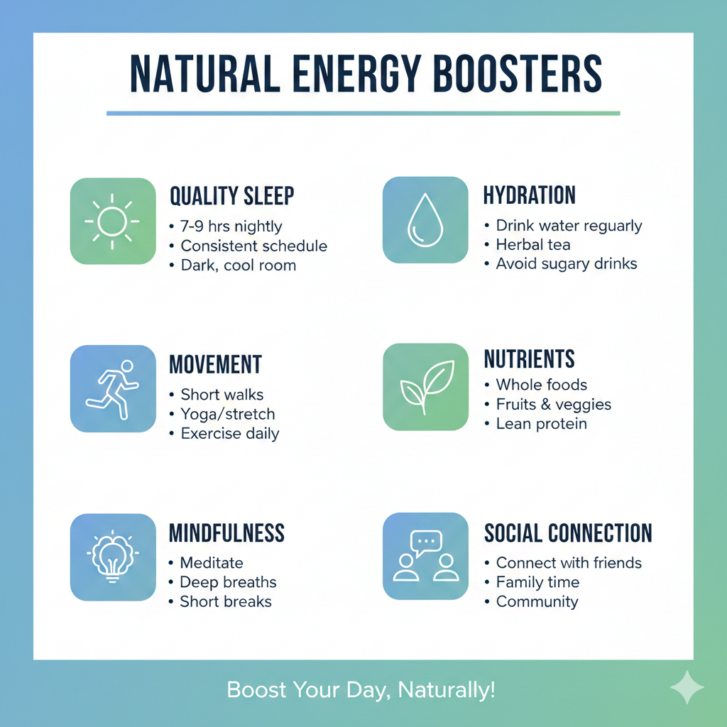 Natural Sparks: Discover Energy-Boosting Habits Without Caffeine How to Stay Energized Without Caffeine