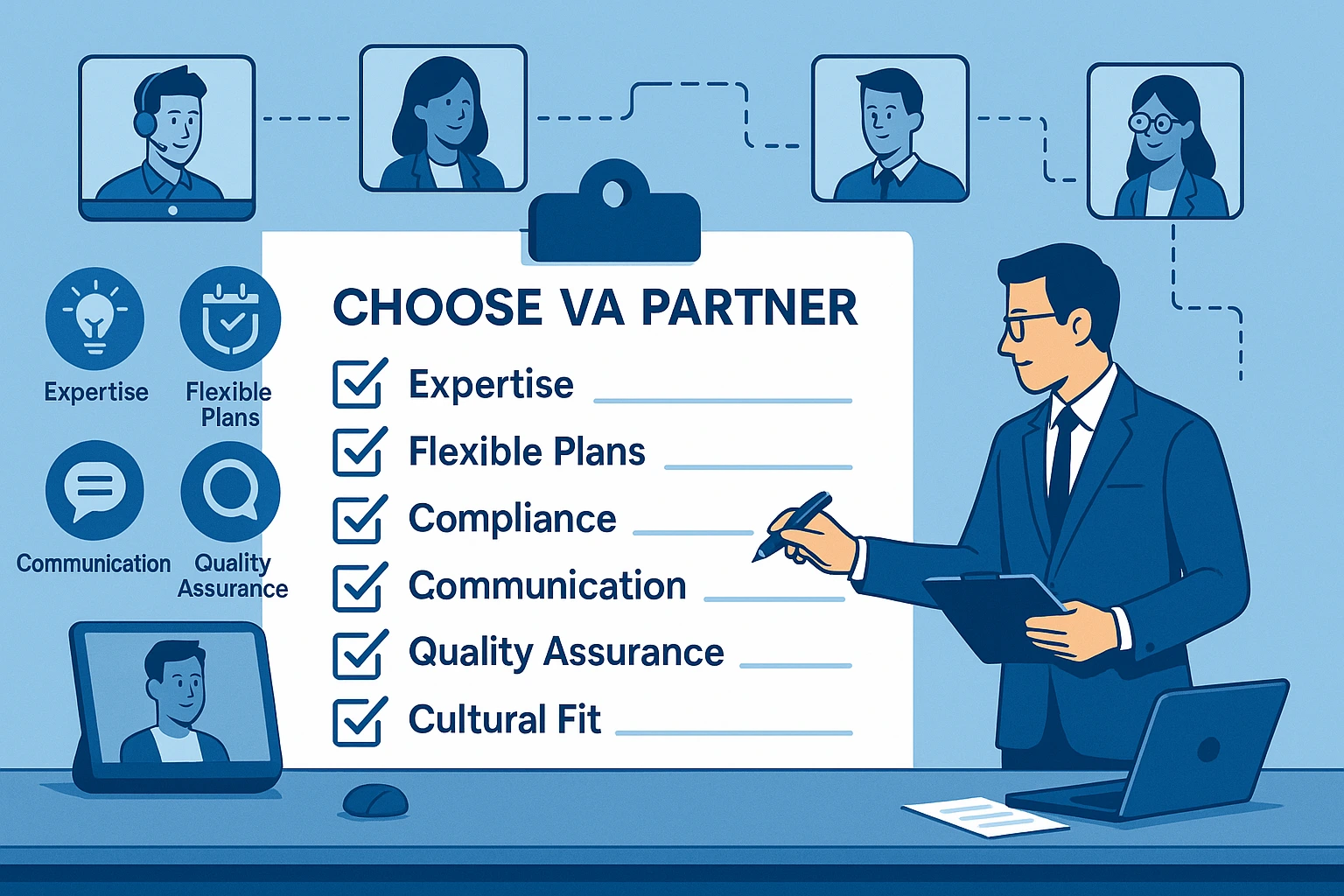 choosing the right outsourcing virtual assistants provider